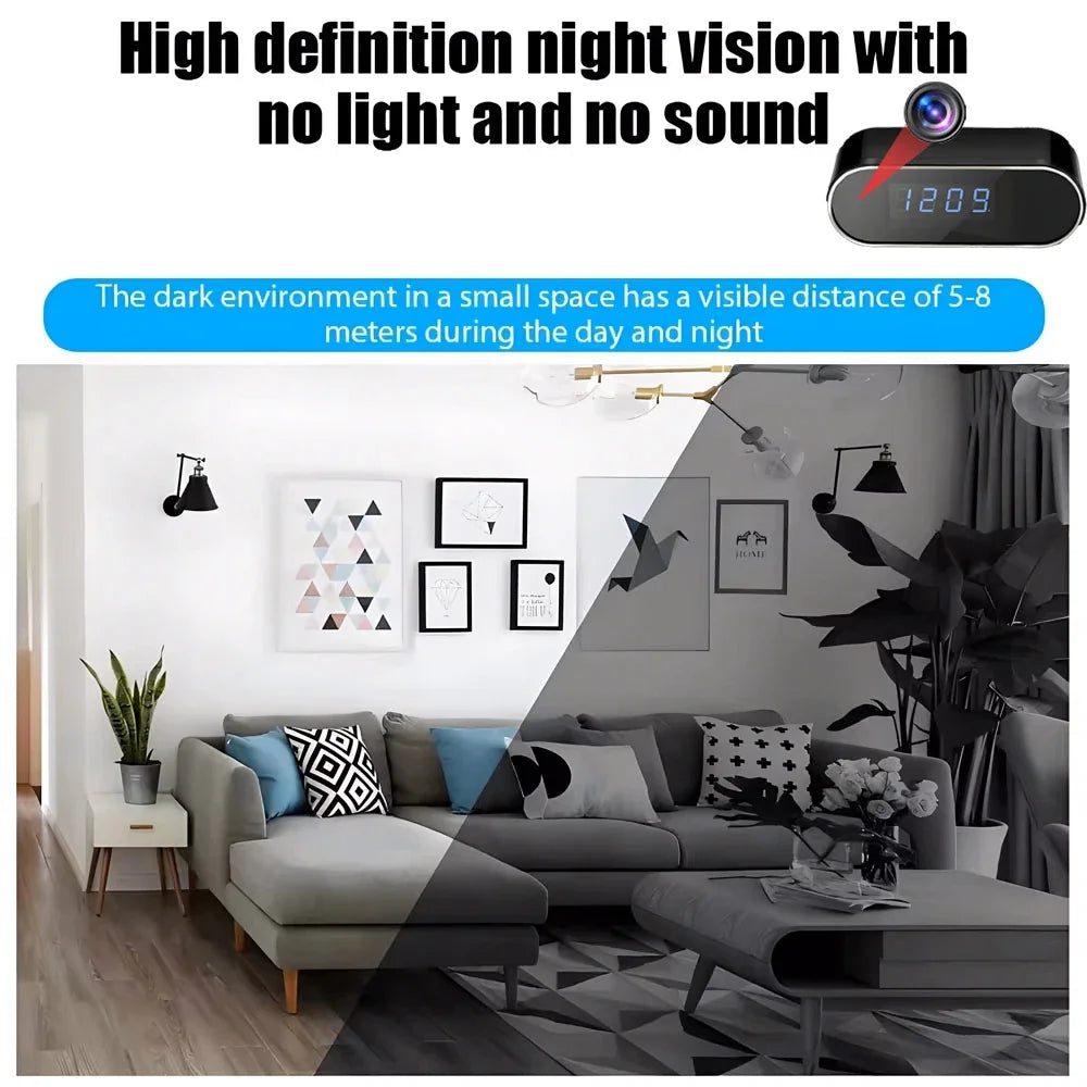 Mini Caméra WiFi 4K avec Vision Nocturne