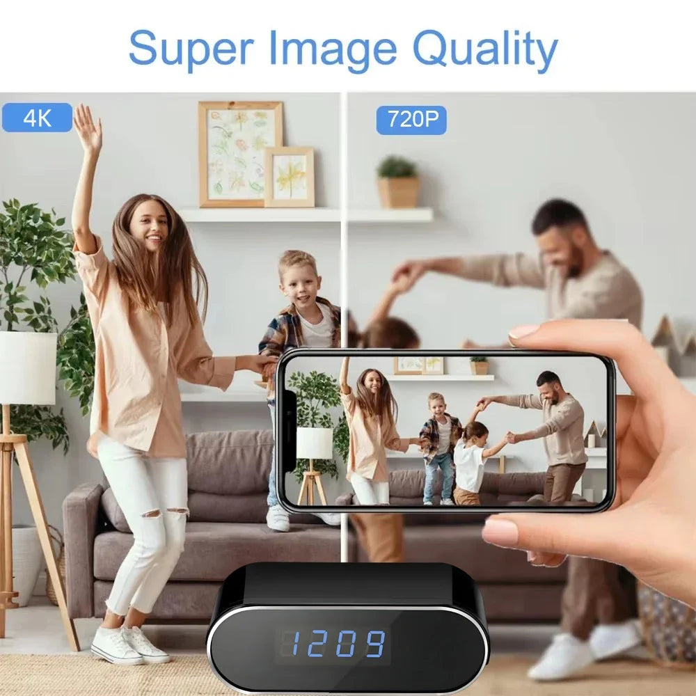 Mini Caméra WiFi 4K avec Vision Nocturne