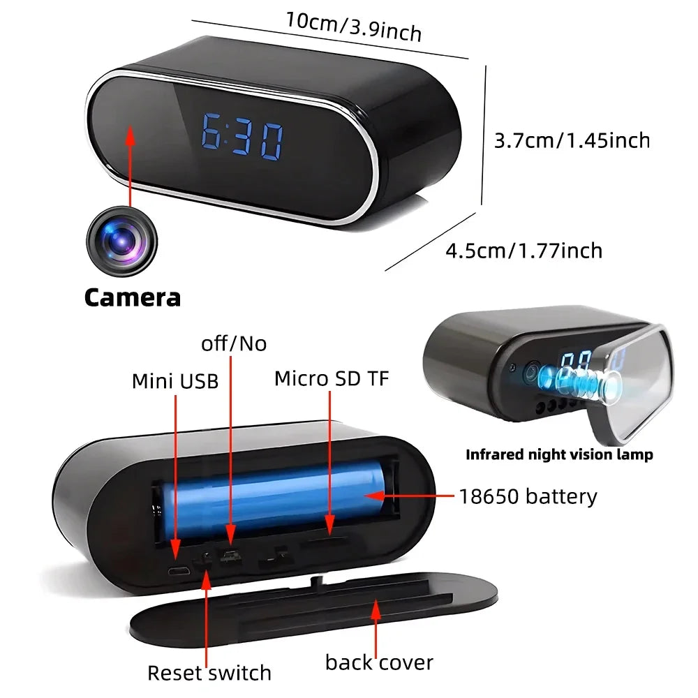 Mini Caméra WiFi 4K avec Vision Nocturne