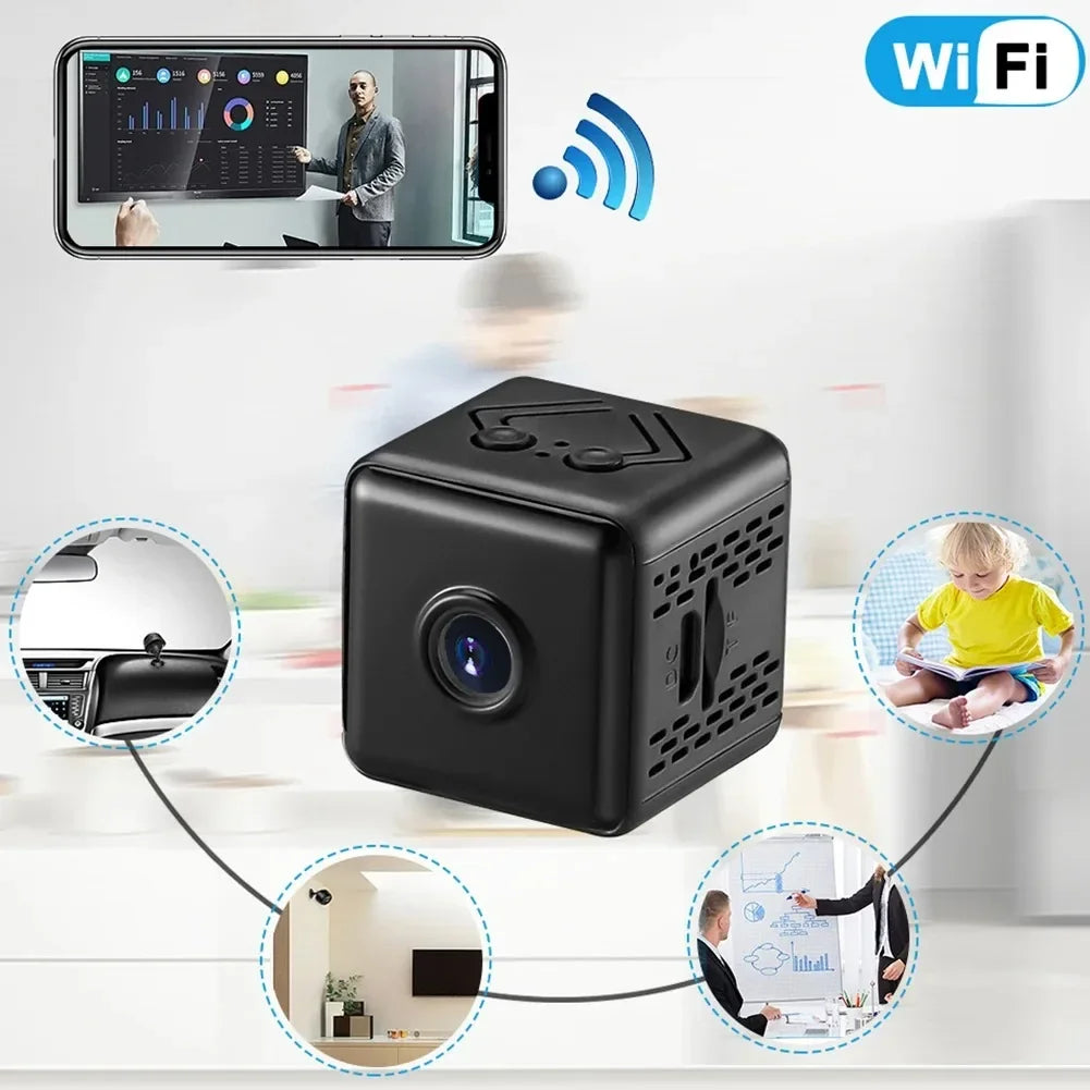 Mini Caméra WiFi 4K de Surveillance avec Vision Nocturne