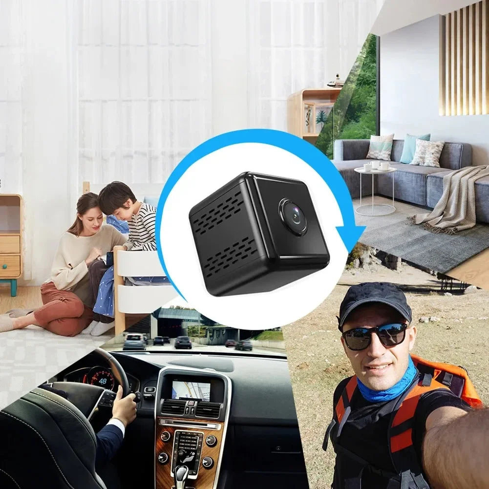 Mini Caméra WiFi 4K de Surveillance avec Vision Nocturne