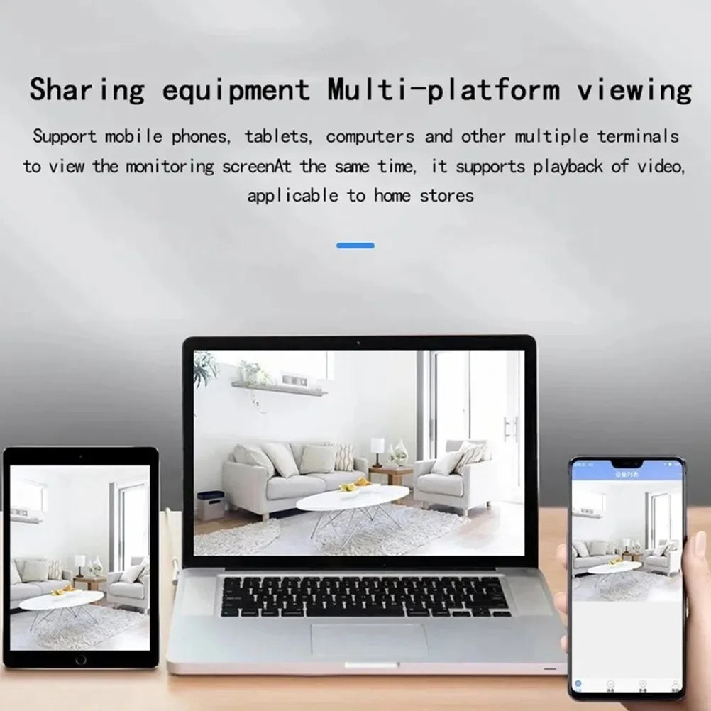 Mini Caméra WiFi 4K de Surveillance avec Vision Nocturne