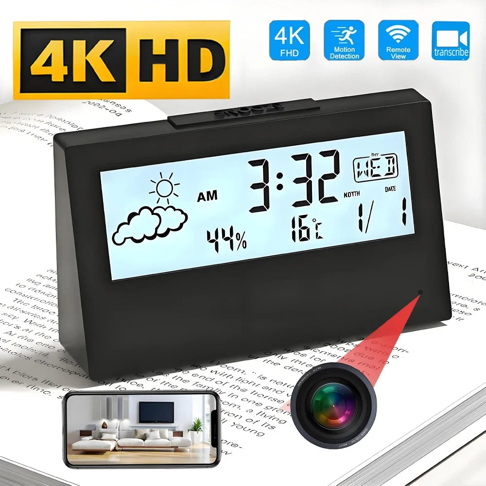 Mini Caméra WiFi 4K de Surveillance Discrète