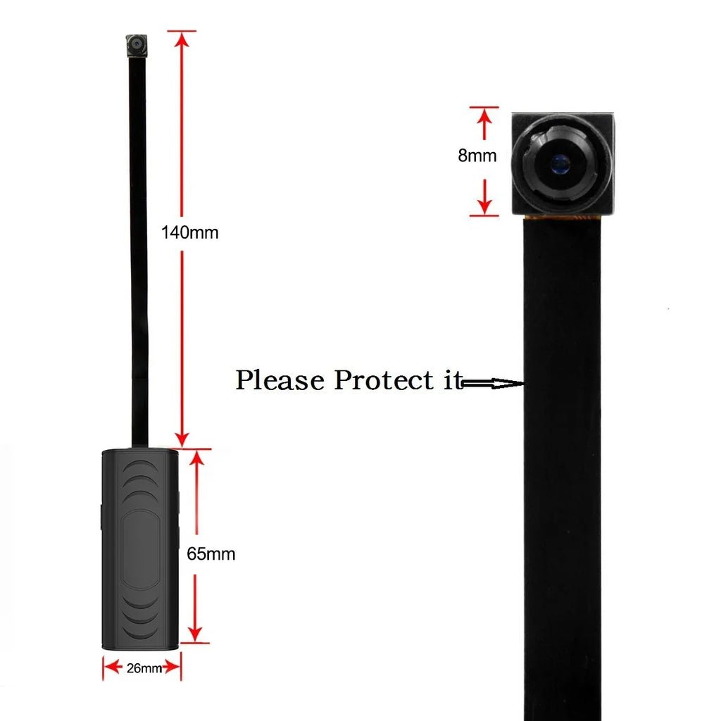 Mini Caméra WiFi Compacte Pour Surveillance À Distance