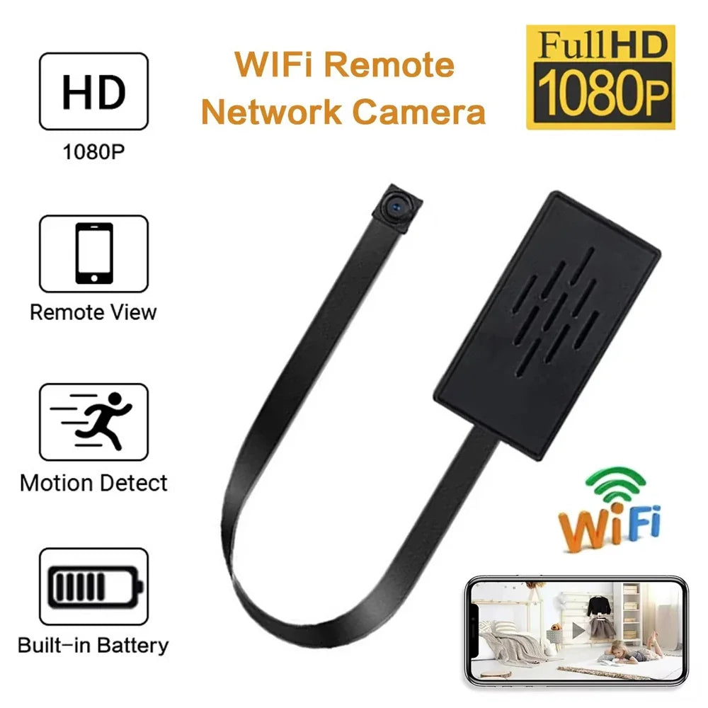 Mini Caméra WiFi Full HD Avec Détection De Mouvement