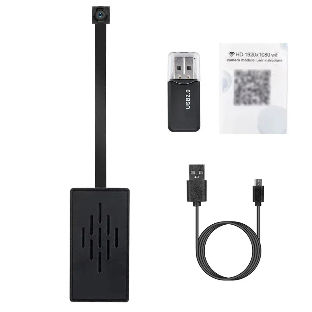 Mini Caméra WiFi Full HD Avec Détection De Mouvement