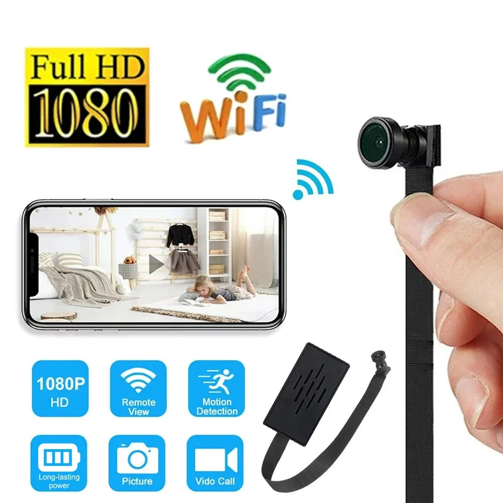 Mini Caméra WiFi Full HD Avec Détection De Mouvement