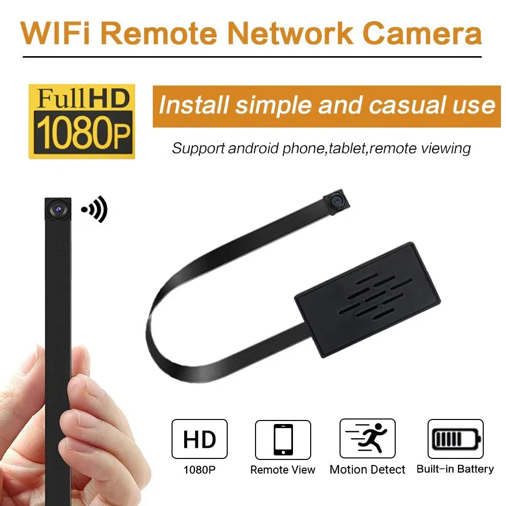 Mini Caméra WiFi Full HD Avec Détection De Mouvement