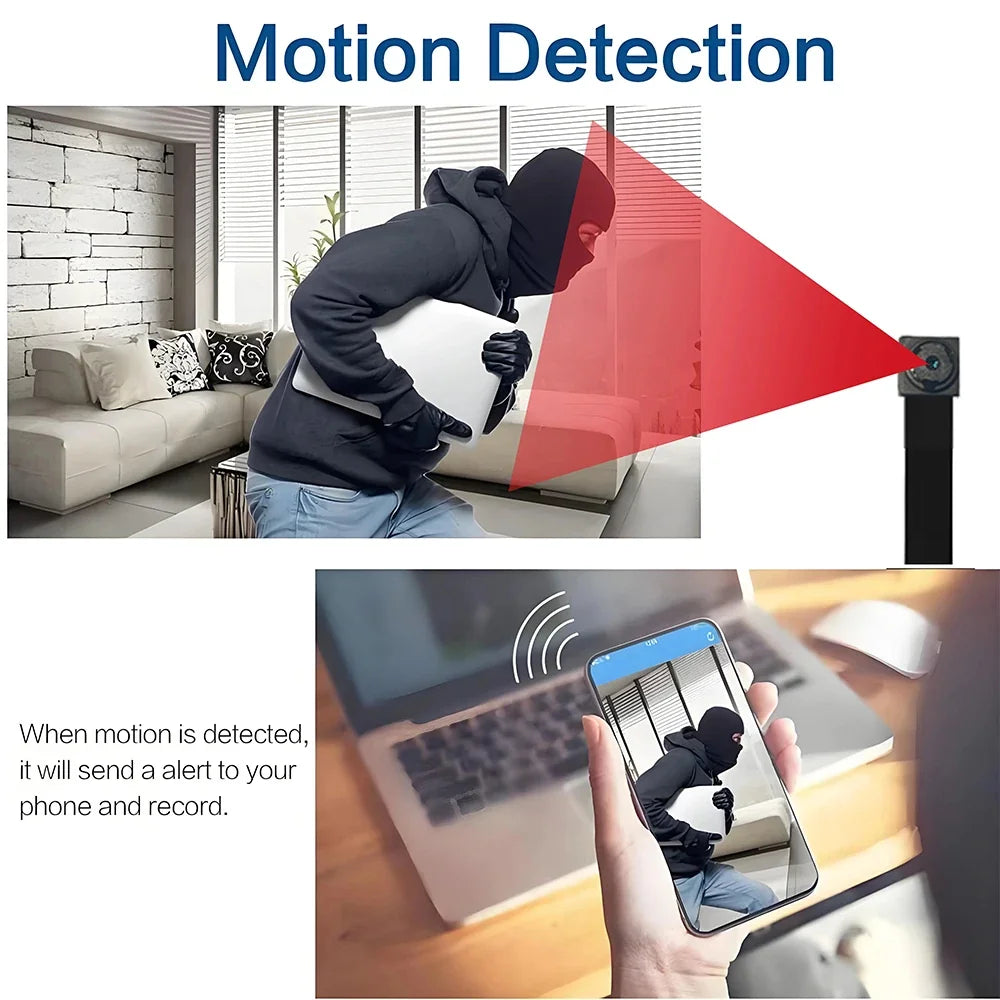 Mini Caméra WiFi Full HD Avec Détection De Mouvement