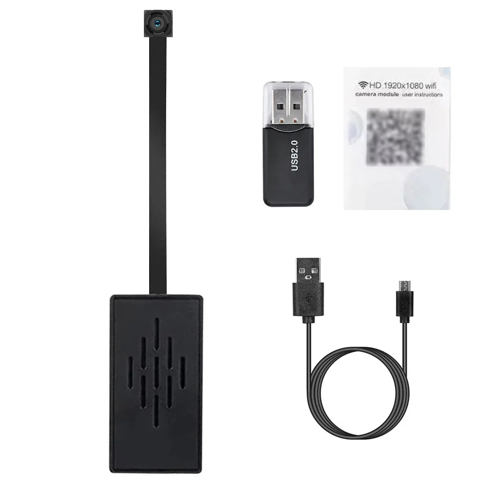Mini Caméra WiFi Full HD Avec Détection De Mouvement