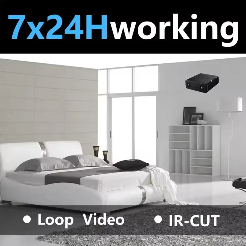 Mini Caméra Wifi HD 1080P pour Surveillance Intérieure