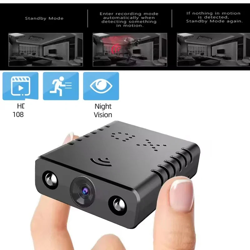 Mini Caméra Wifi HD 1080P pour Surveillance Intérieure