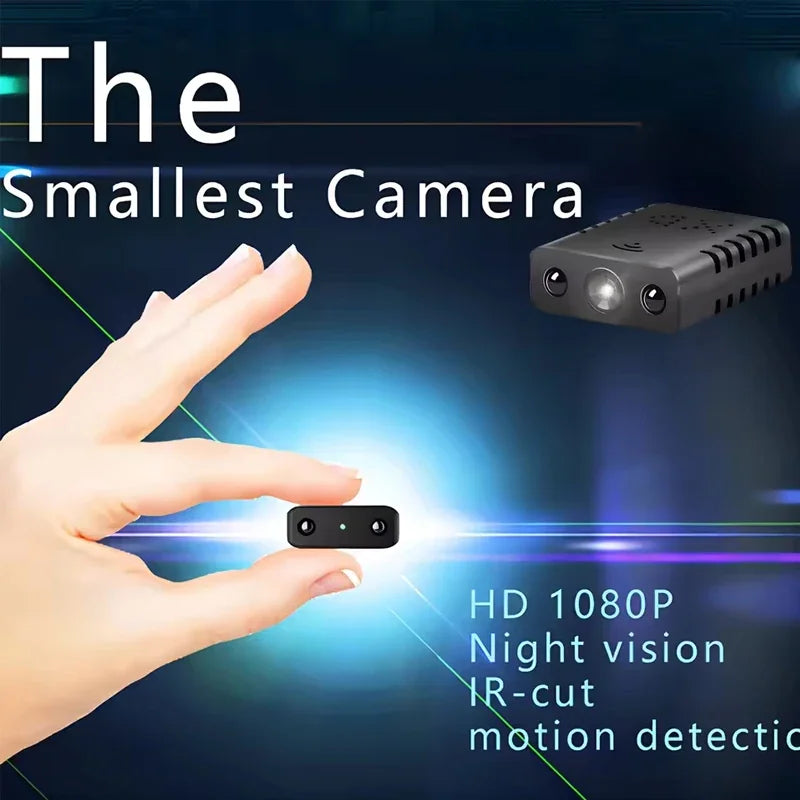 Mini Caméra Wifi HD 1080P pour Surveillance Intérieure