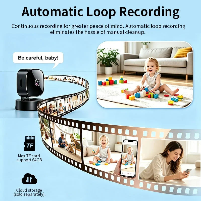 Mini Caméra WiFi Magnétique de Surveillance 480P — photo 7