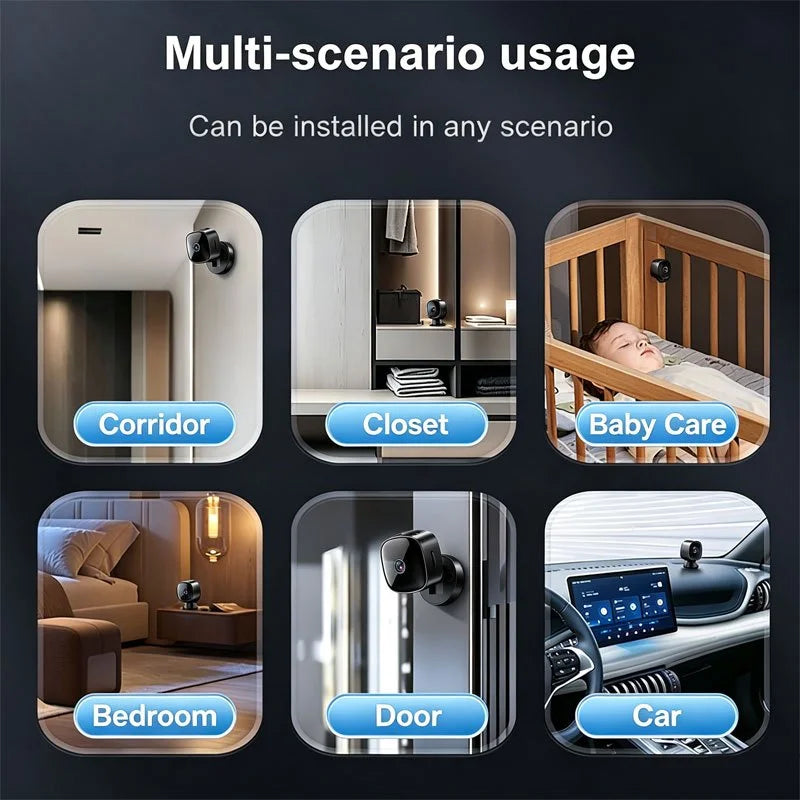 Mini Caméra WiFi Magnétique de Surveillance 480P — photo 8