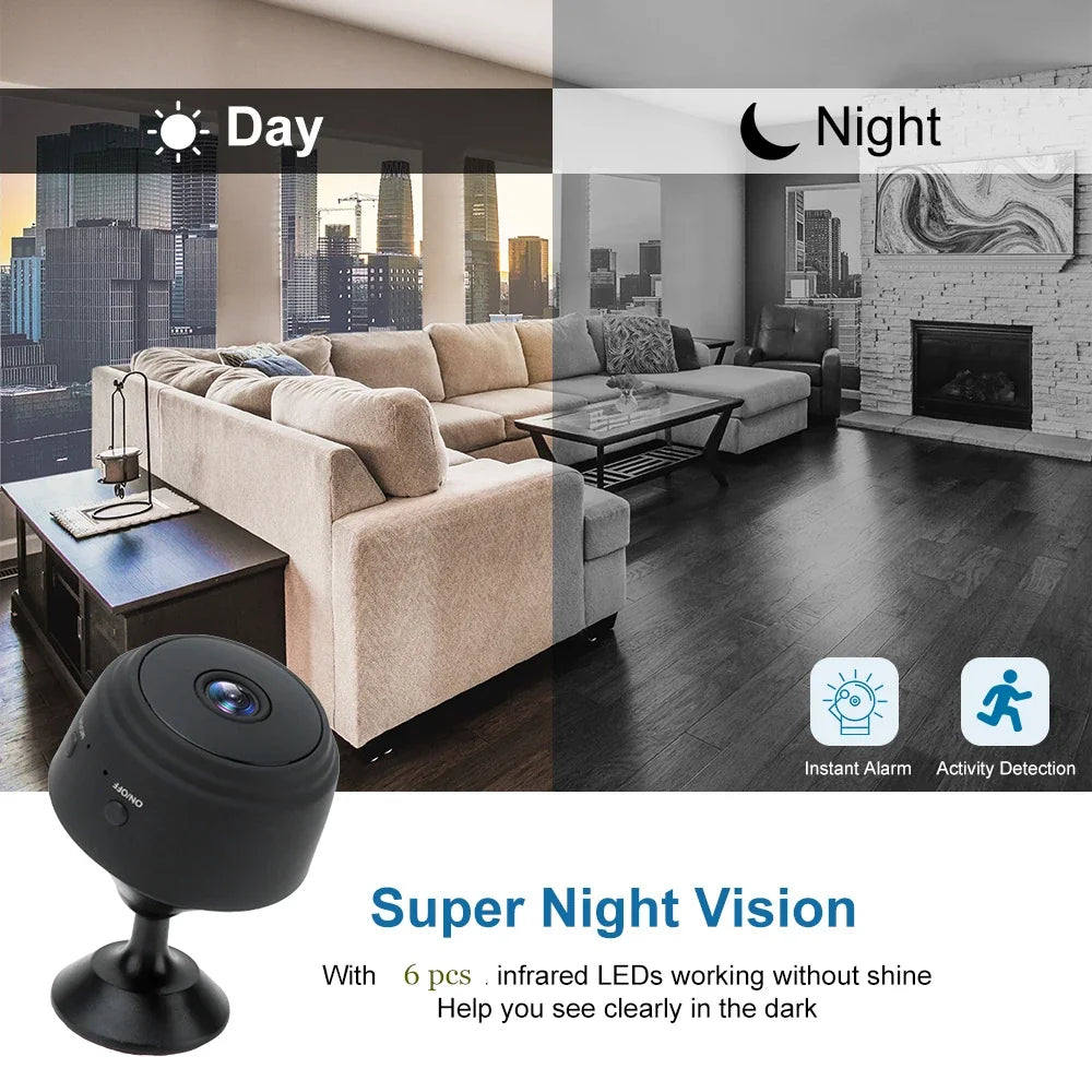 Mini Caméscope Wifi Full HD 1080p