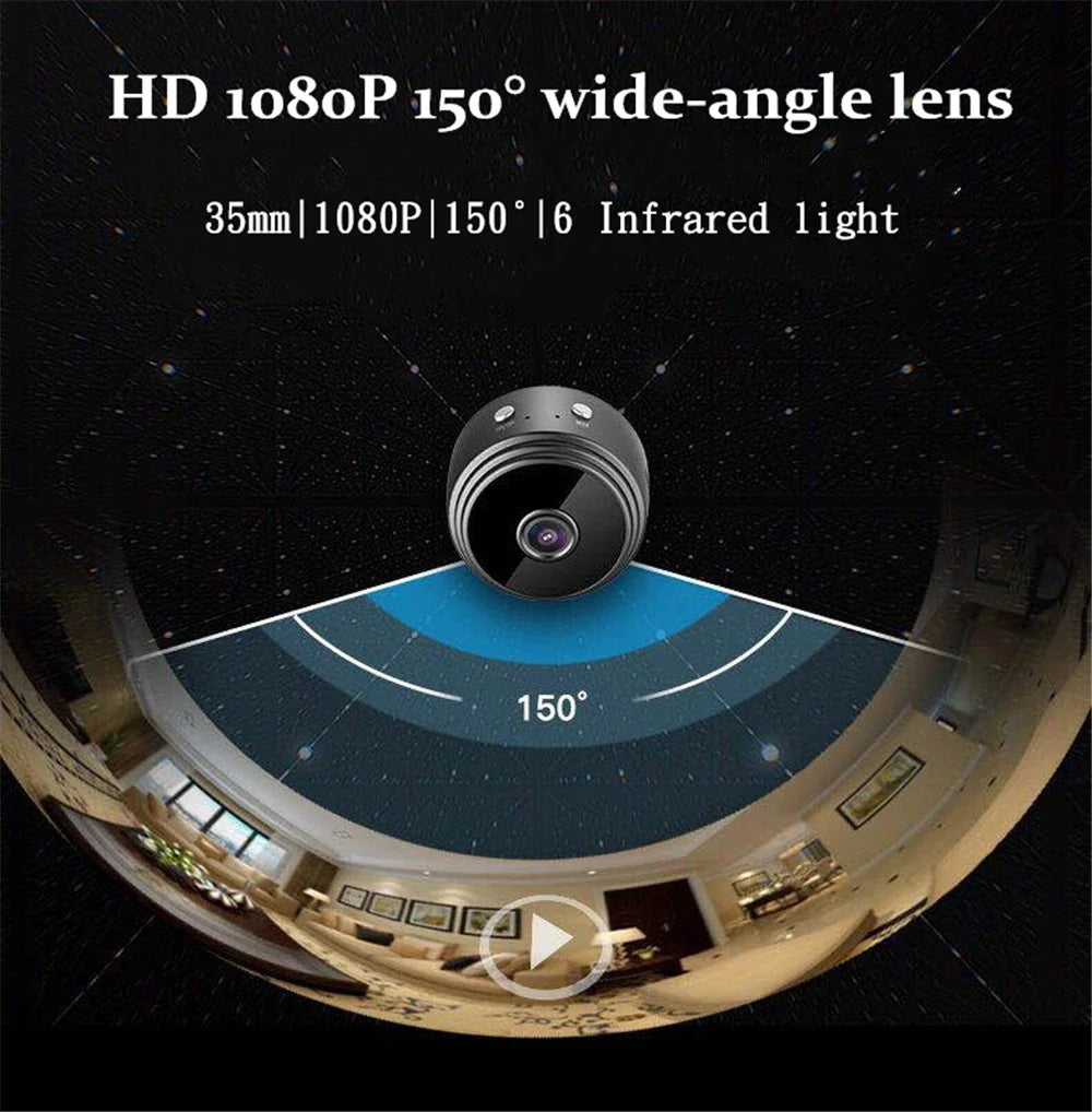 Mini Caméscope Wifi Full HD 1080p