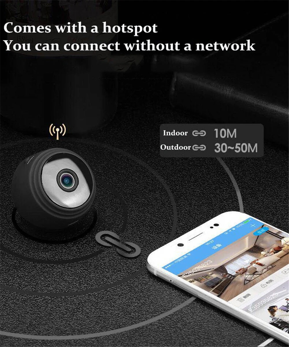 Mini Caméscope Wifi Full HD 1080p