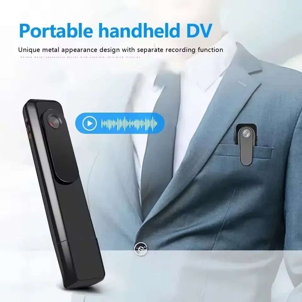 Mini Stylo Caméra Portable 1080P avec Enregistrement