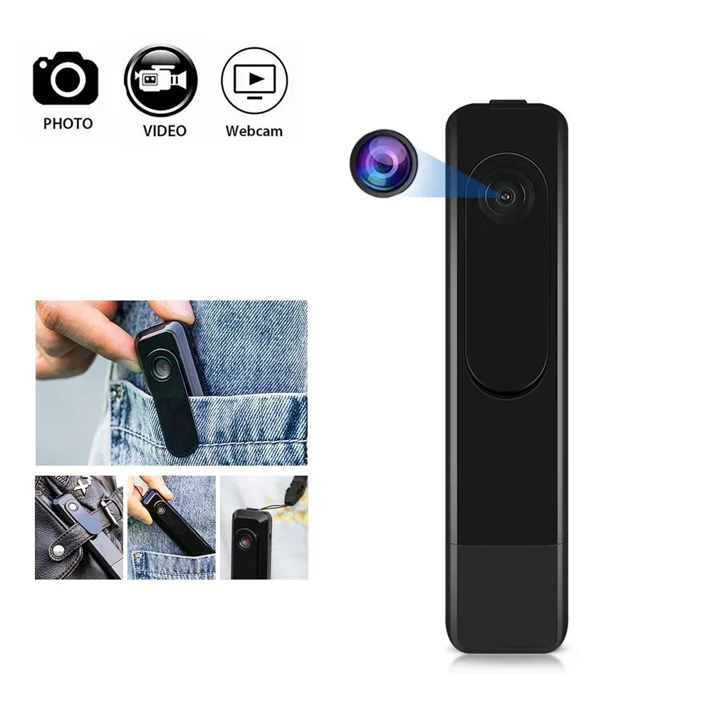 Mini Stylo Caméra Portable 1080P avec Enregistrement