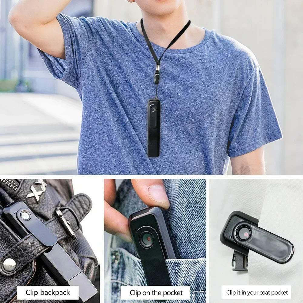 Mini Stylo Caméra Portable 1080P avec Enregistrement