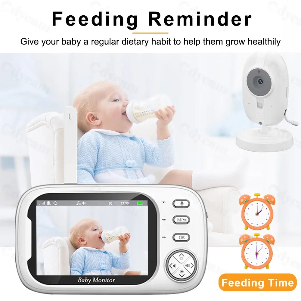 Moniteur Vidéo Bébé Sans Fil 3 5 Pouces