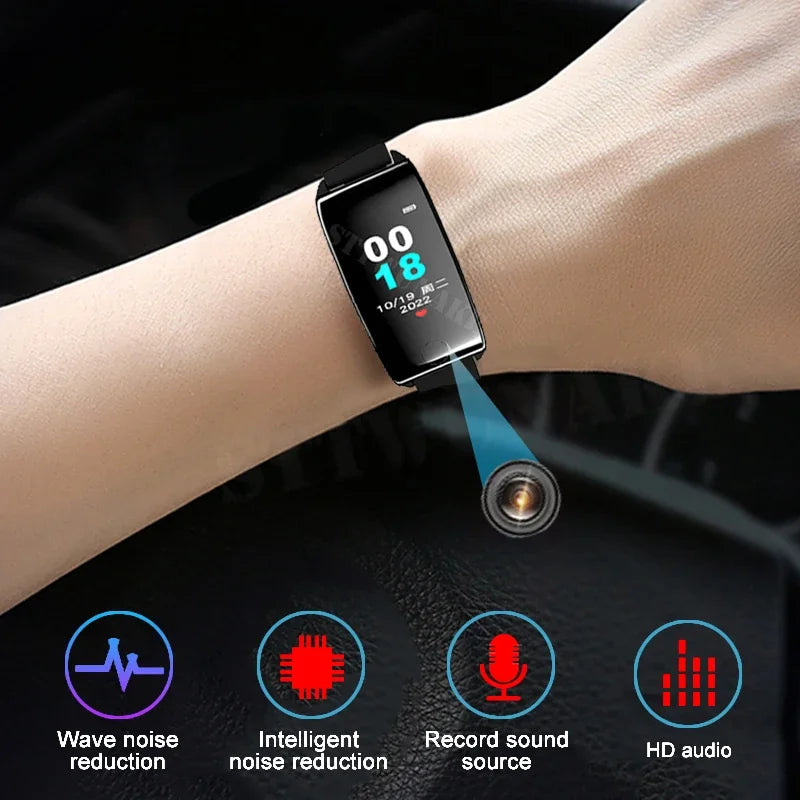 Montre Caméra Espion 1080P Avec Enregistreur Vocal