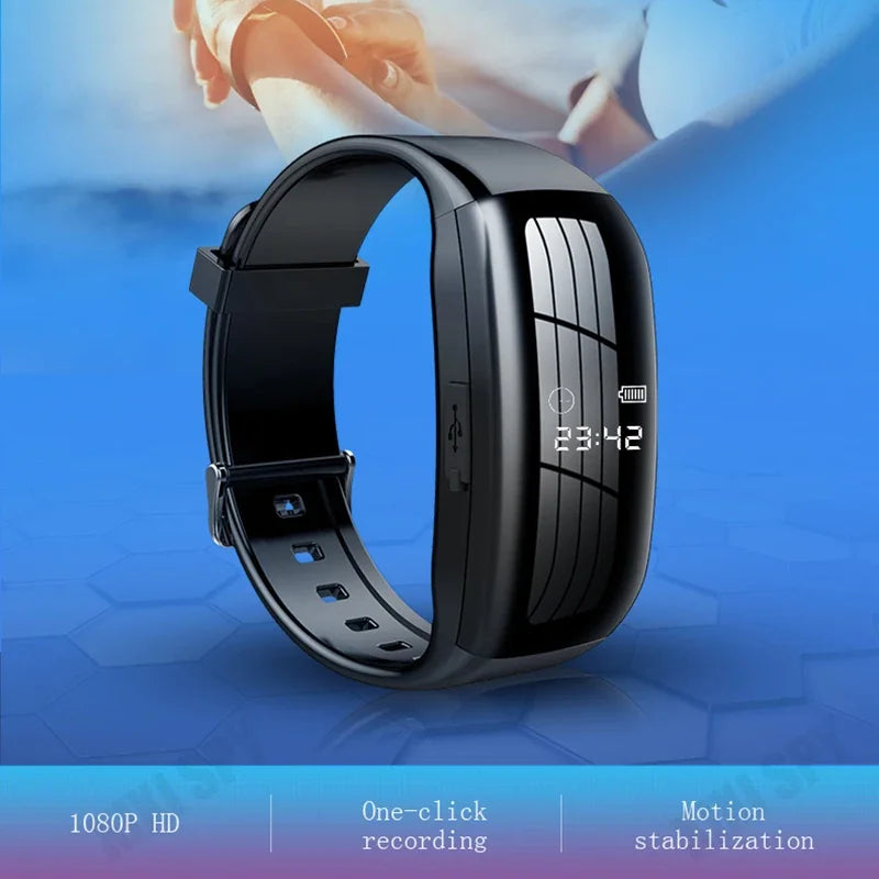 Montre Caméra Espion 1080P Avec Enregistreur Vocal