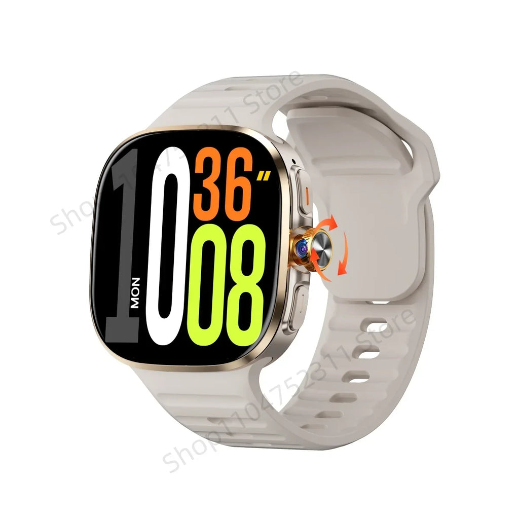 Montre Connectée 4G Amoled Avec Caméra Rotative