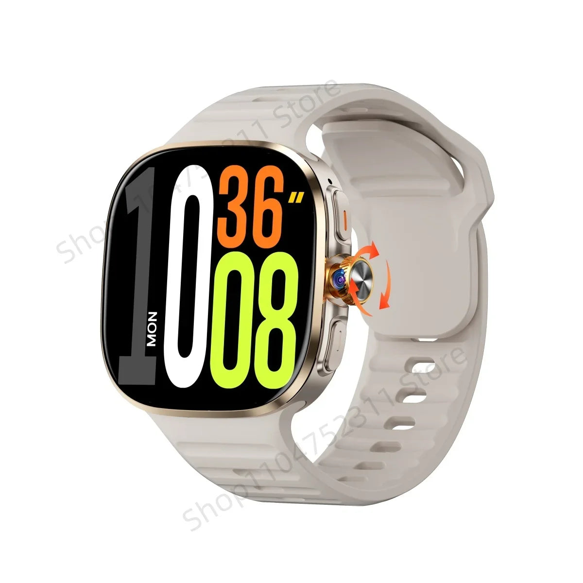 Montre Connectée 4G Amoled Avec Caméra Rotative
