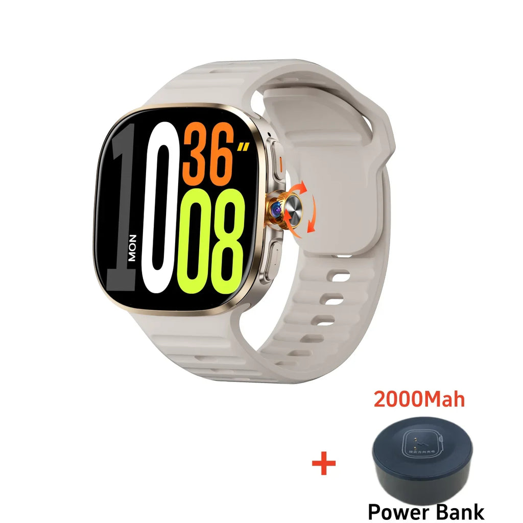 Montre Connectée 4G Amoled Avec Caméra Rotative