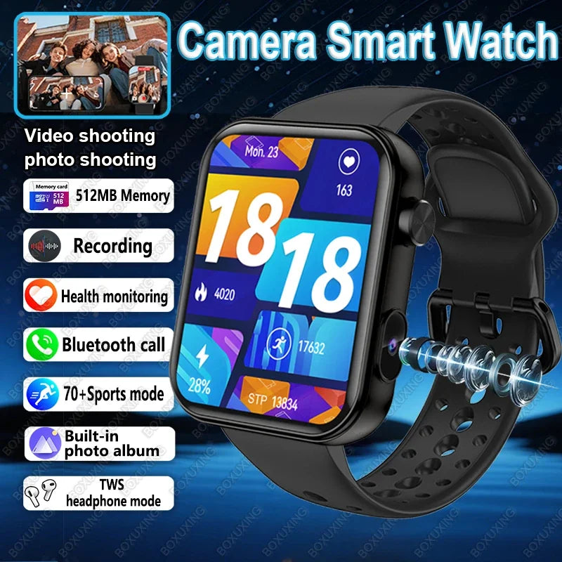 Montre Connectée Avec Caméra Et Appels Bluetooth