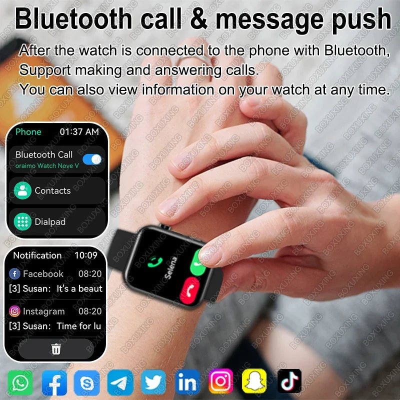 Montre Connectée Avec Caméra Et Appels Bluetooth