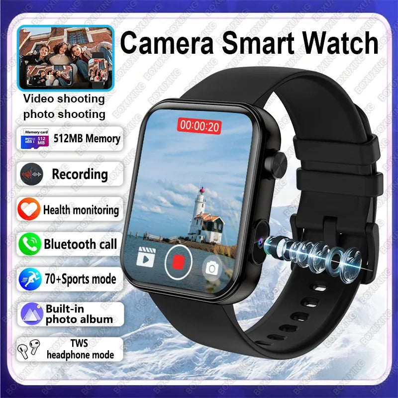 Montre Connectée Avec Caméra Et Appels Bluetooth