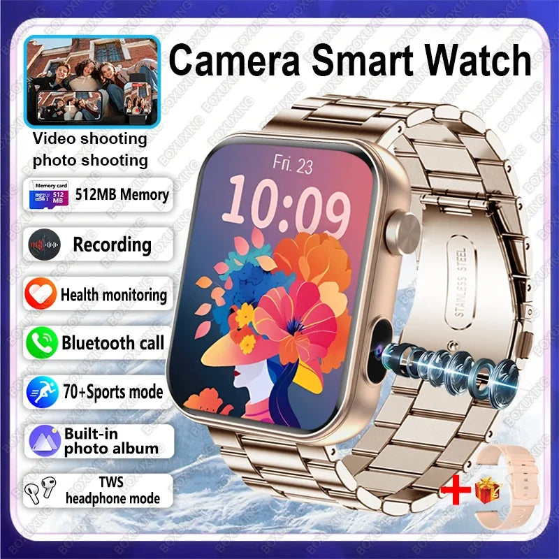 Montre Connectée Avec Caméra Et Appels Bluetooth