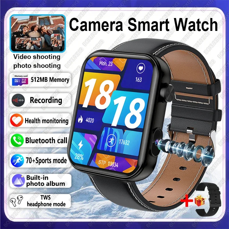 Montre Connectée Avec Caméra Et Appels Bluetooth