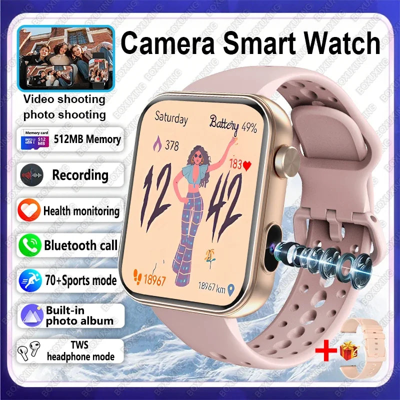 Montre Connectée Avec Caméra Et Appels Bluetooth