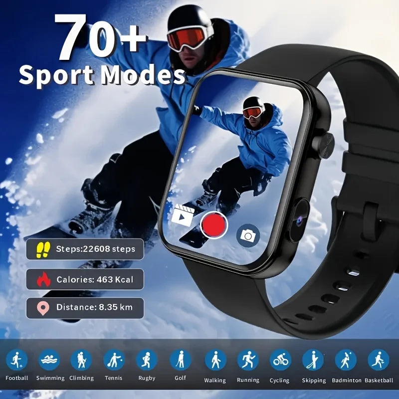Montre Connectée Avec Caméra Et Écran HD 1,91 Pouce — photo 7