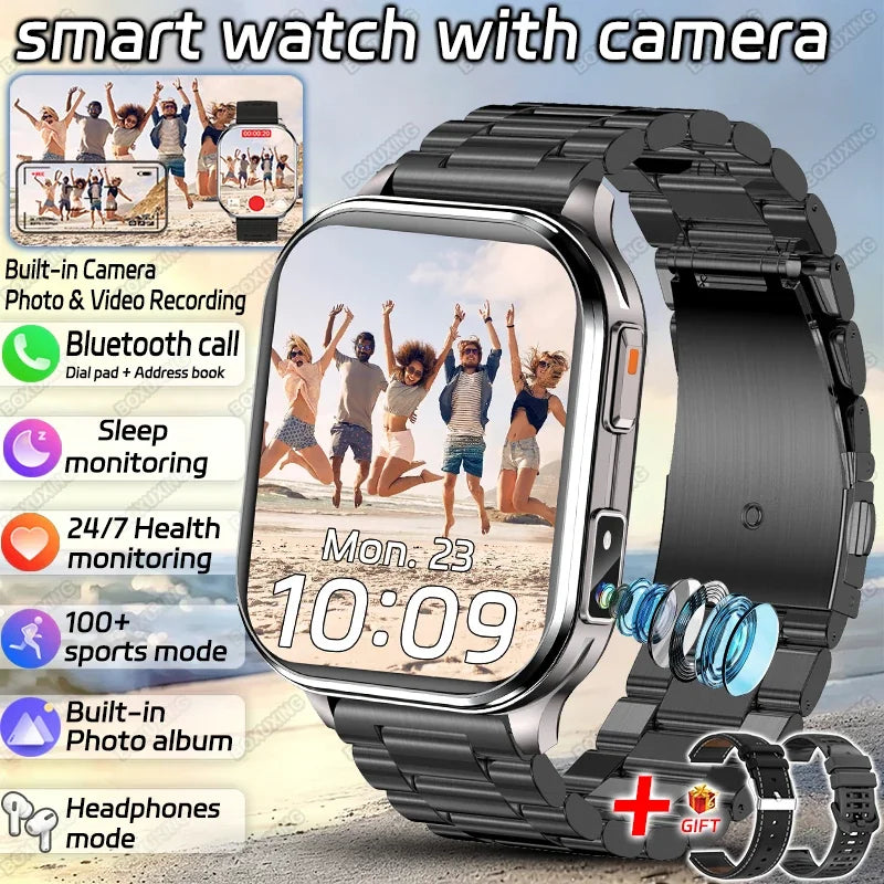 Montre Connectée Caméra et Appels Bluetooth