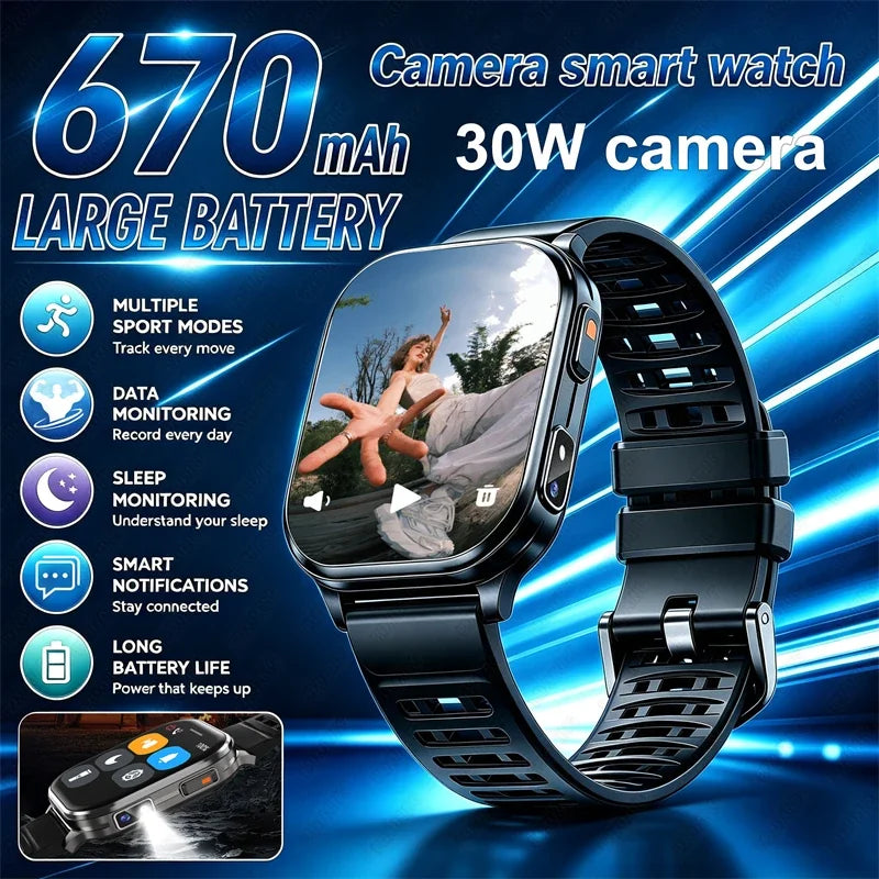 Montre Connectée Caméra Sport Étanche IP68