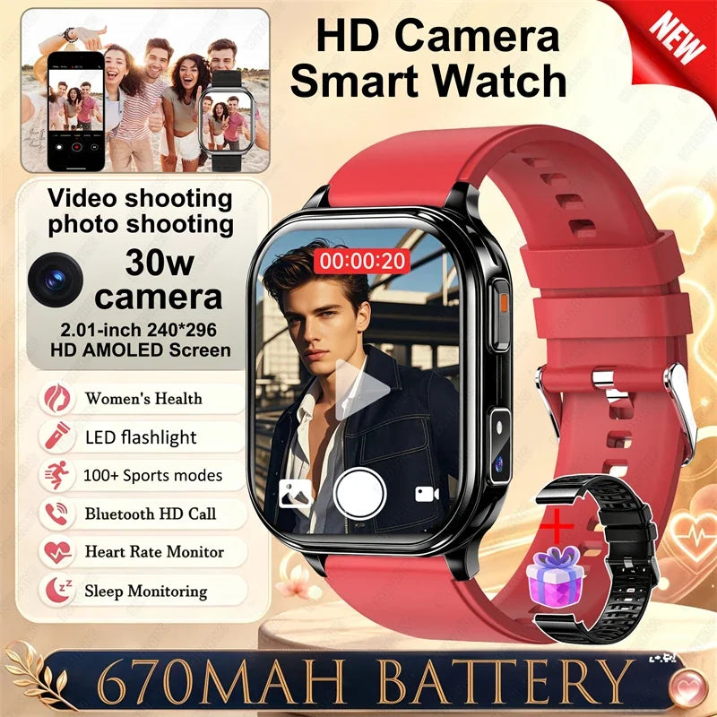 Montre Connectée Caméra Sport Étanche IP68