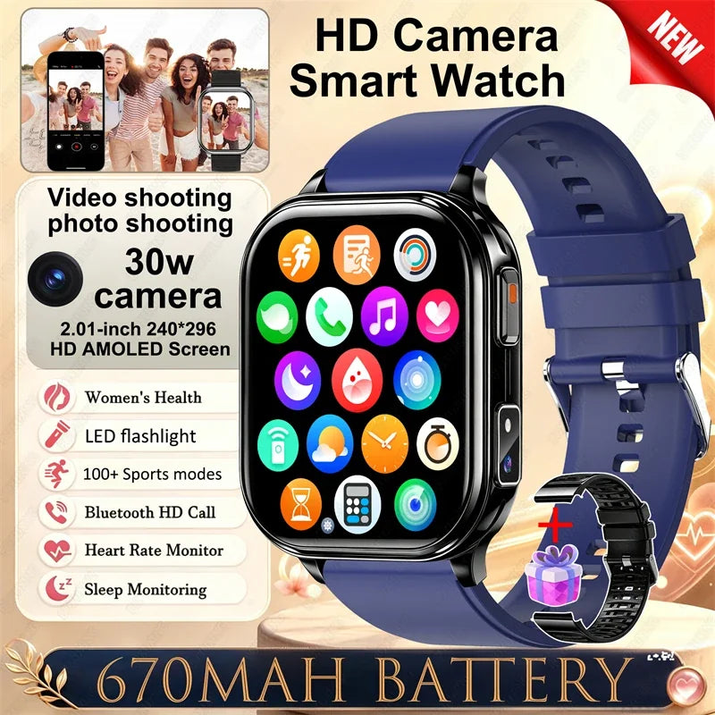 Montre Connectée Caméra Sport Étanche IP68