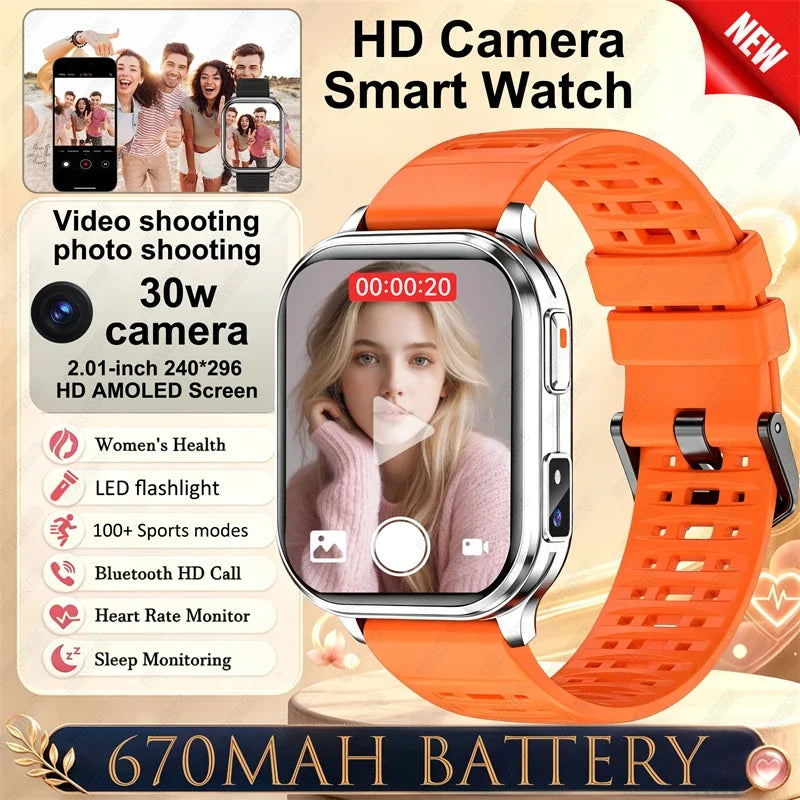 Montre Connectée Caméra Sport Étanche IP68 Image