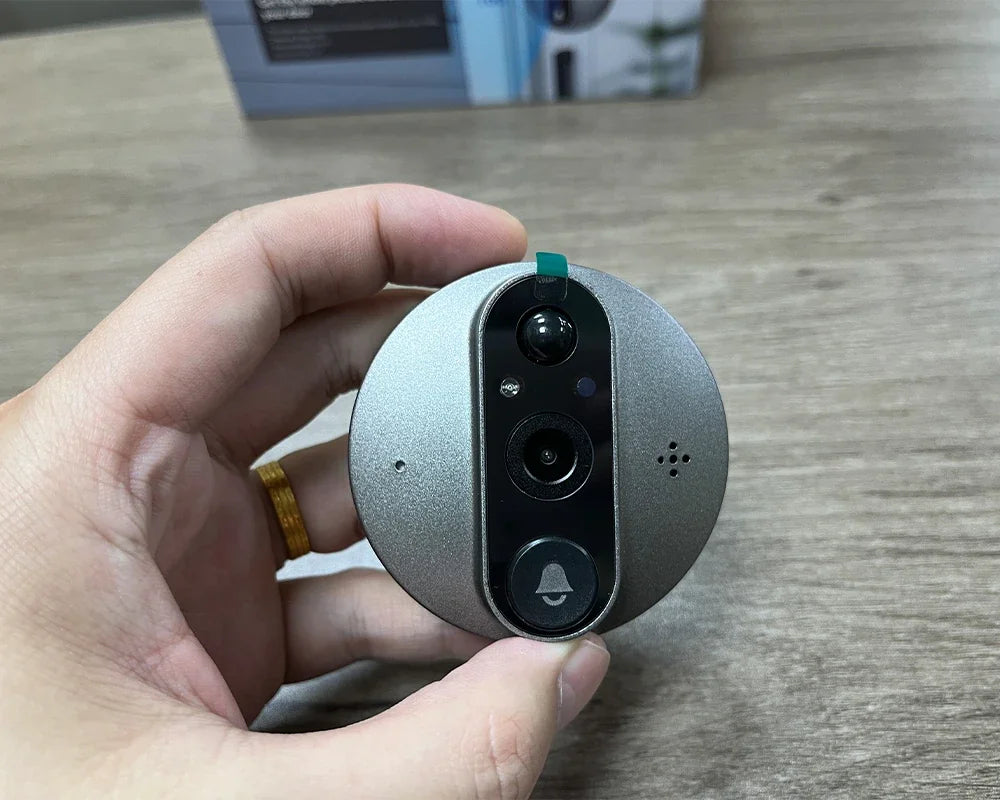 Sonnette Vidéo Intelligente Avec Viseur Numérique 4,3 Pouces