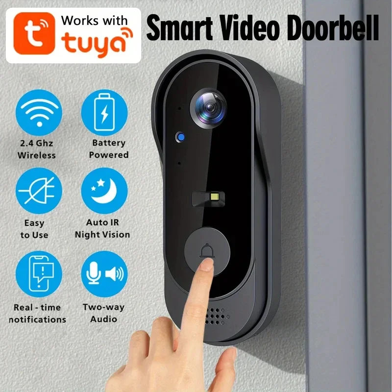 Sonnette Vidéo Intelligente WiFi avec Caméra HD