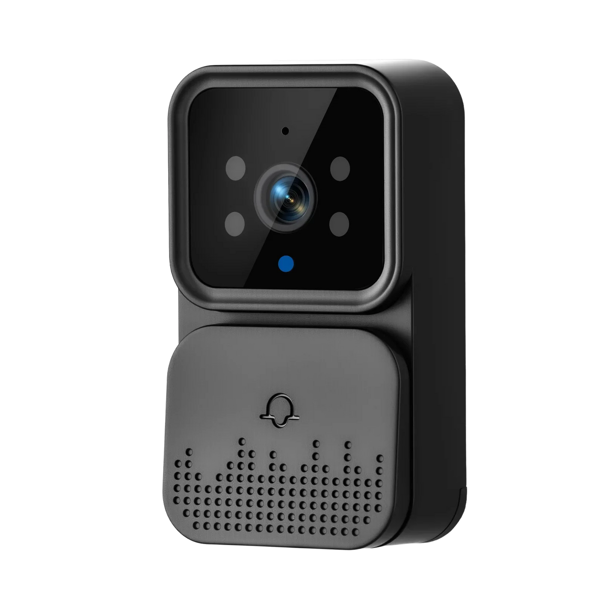 Sonnette Vidéo Sans Fil avec Écran IPS 4,3 Pouces