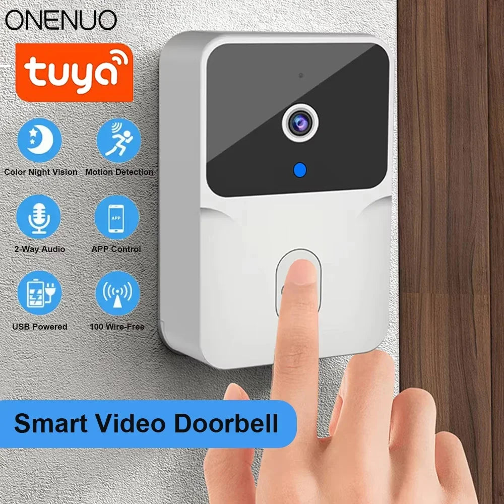 Sonnette Vidéo WiFi Avec Caméra Et Carillon
