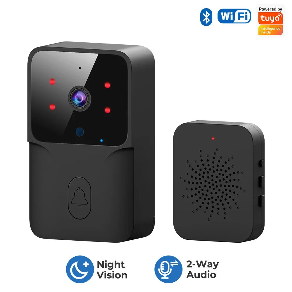 Sonnette Vidéo WiFi Avec Caméra Et Carillon