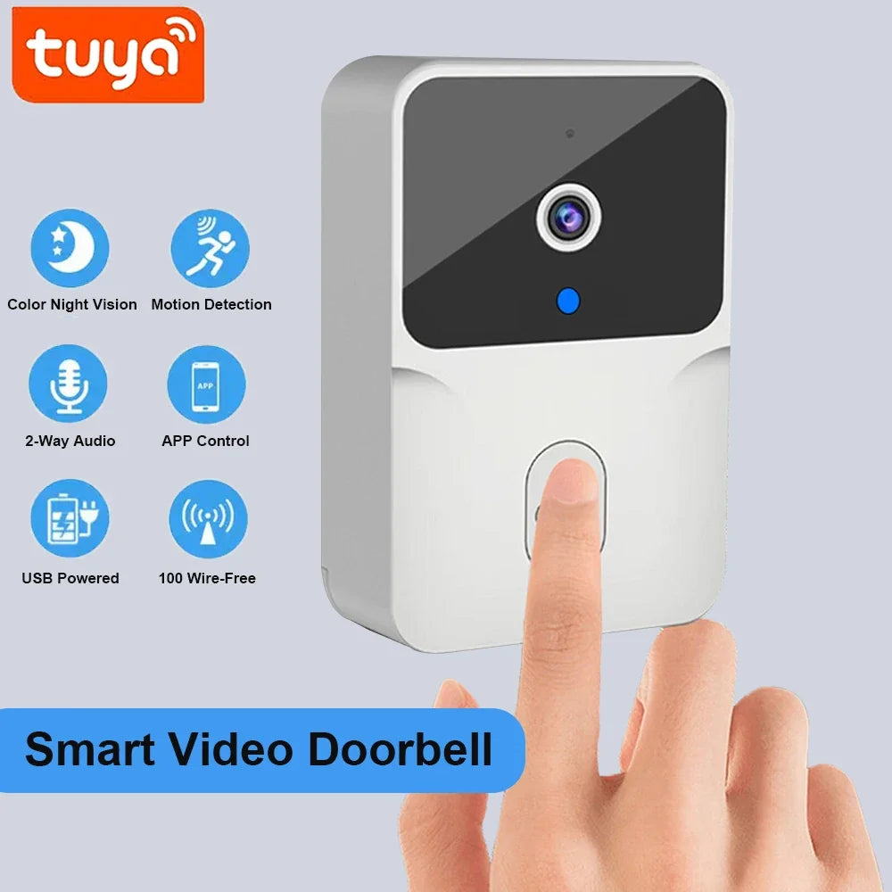 Sonnette Vidéo WiFi Avec Caméra Et Carillon Image