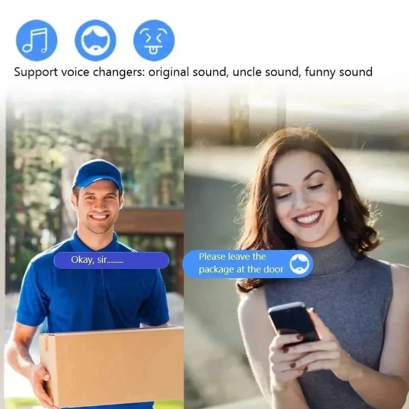 Sonnette Vidéo WiFi Avec Caméra Et Vision Nocturne